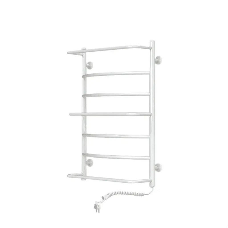 Полотенцесушитель электрический Deffi Аквамикс 500x800 мм првный, 60 Вт, белый