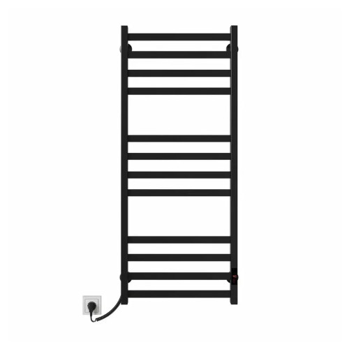 Рушникосушарка електрична Deffi Avast 500х1200 правий, 231 Вт, чорний