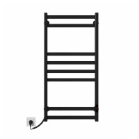 Рушникосушарка електрична Deffi Avast 500х1000 лівий, 198 Вт, чорний