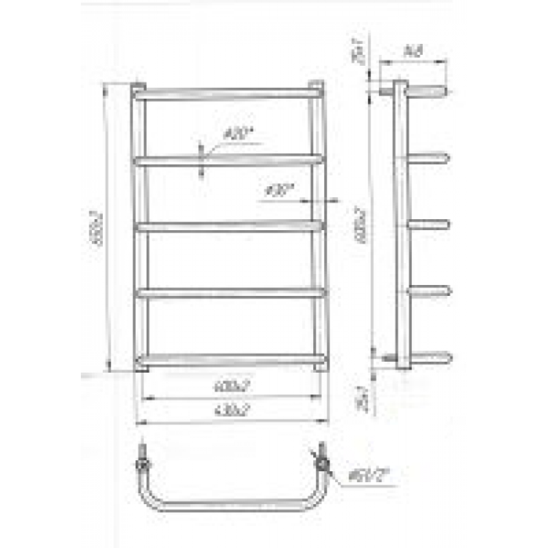 Рушникосушка Стандарт НР 650х430/400