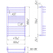 Полотенцесушитель Гера-Люкс 800х500/470