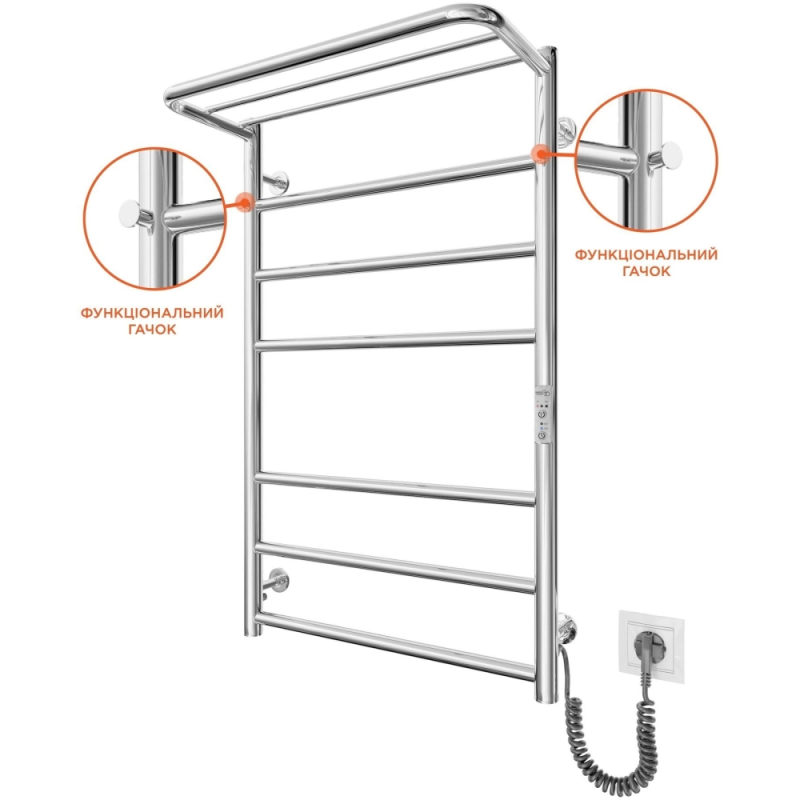 Рушникосушка електрична Mario Home-І 770х530/240 TR К