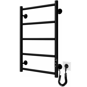 Полотенцесушитель электрический Mario Классик F НР-I 650х430/75 TR K черный мат