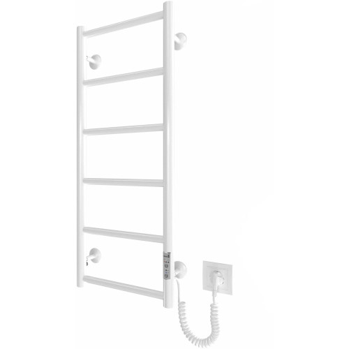 Полотенцесушитель электрический Mario Классик F НР-I 800х330/75 TR K белый глянец