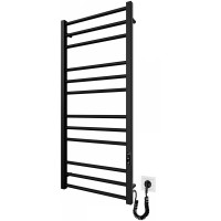 Рушникосушка електрична Mario  Преміум Класік-I 1100х500/80 TR К чорний мат