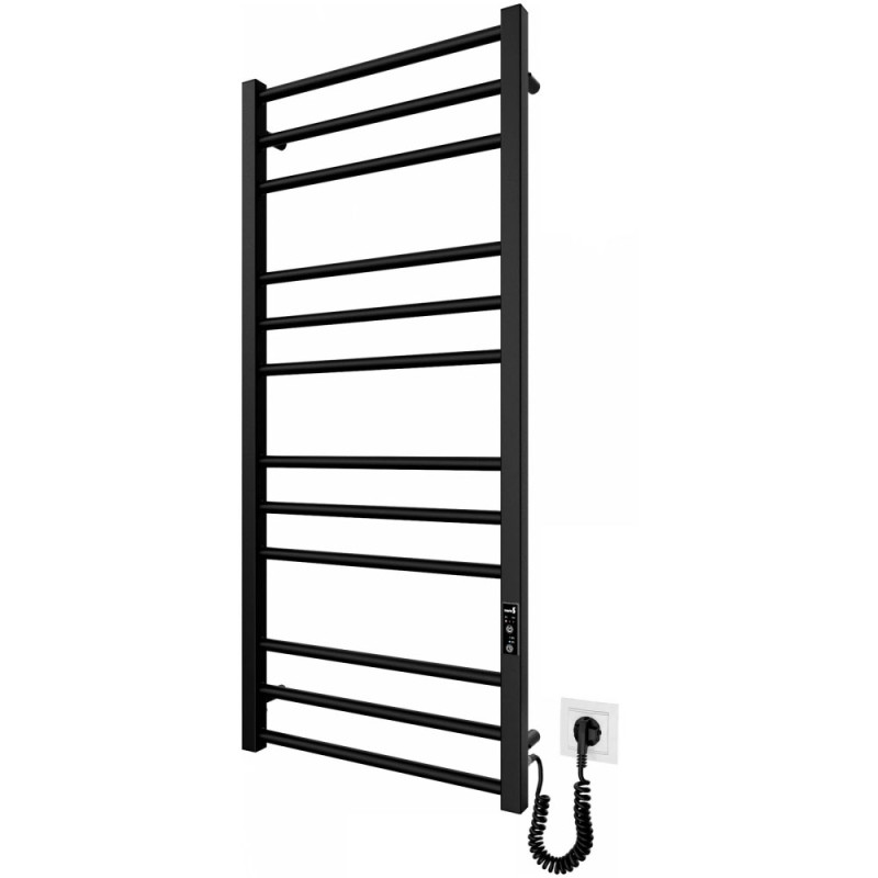 Рушникосушка електрична Mario  Преміум Класік-I 1100х500/80 TR К чорний мат
