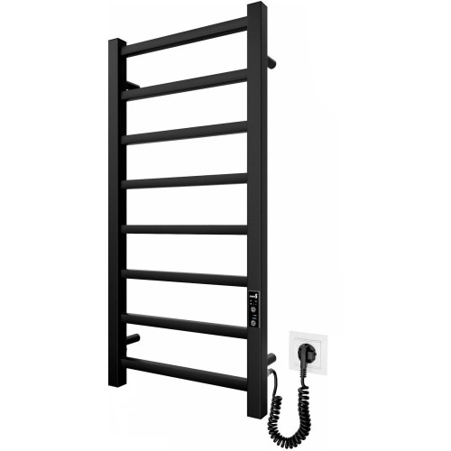 Полотенцесушитель электрический Mario Токио-I 800х400/80 TR К черный мат