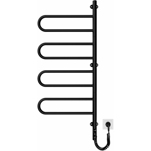Полотенцесушитель электрический Mario Тристар-I 1000х445/55 TR черный мат