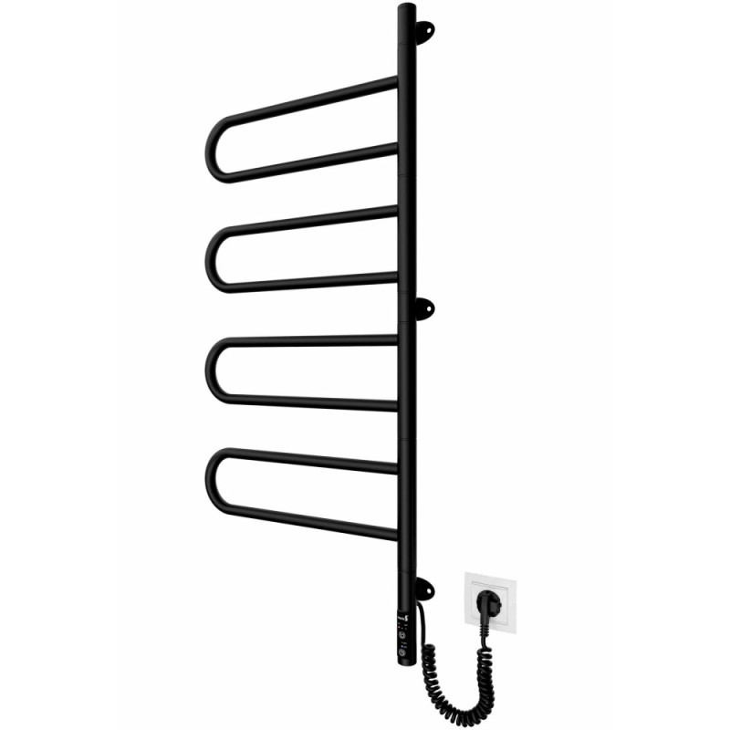 Полотенцесушитель электрический Mario Тристар-I 1000х445/55 TR черный мат