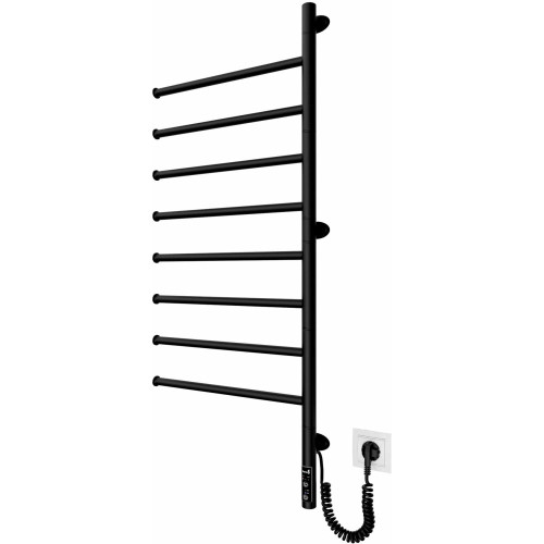 Полотенцесушитель электрический Mario Веер-I 1000х445/55 TR черный мат