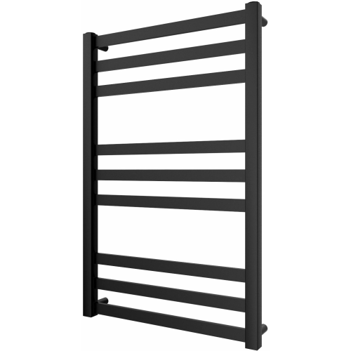 Полотенцесушитель водяной Mario Чикаго 800х530/500 черный мат