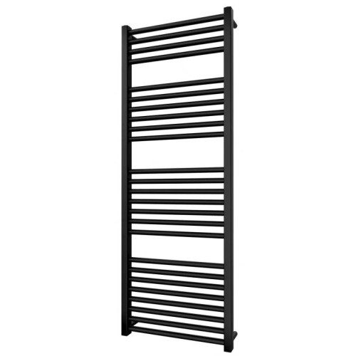 Рушникосушка водяна Mario Гера 1250х500/470 чорний мат 