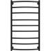 Полотенцесушитель водяной Mario Классик 900х530/500 черный мат