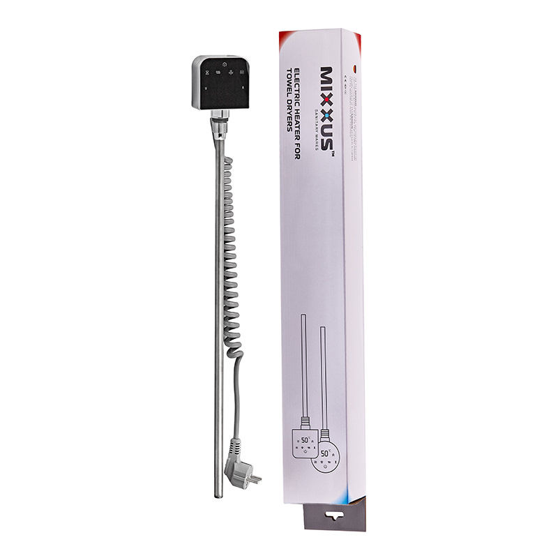 ТЭН электрический Mixxus TEH-0209 CHROME для полотенцесушителей 900W (цвет хром)