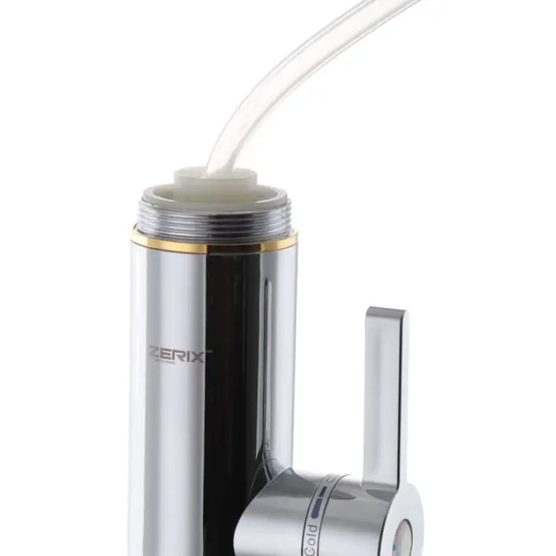 Проточний водонагрівач ZERIX ELW09-E ZX2779 з індикатором температури 