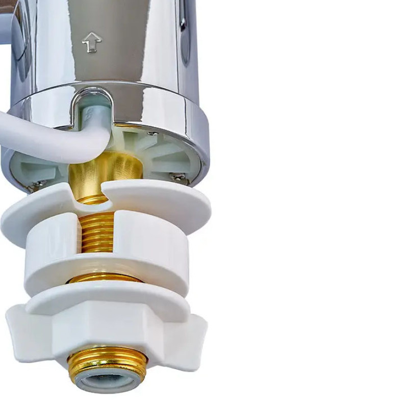 Проточний водонагрівач ZERIX ELW14-EF  ZX4784 з індикатором температури 