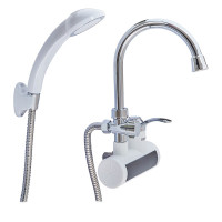 Проточний водонагрівач Zerix ELW22-EW 3 кВТ ZX4934 (настінний) з індикатором температури 