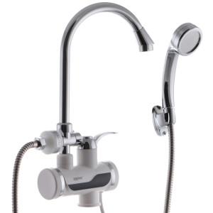 Проточний водонагрівач ZERIX ELW08-E ZX0454 з індикатором температури 