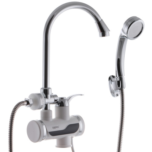 Проточний водонагрівач ZERIX ELW08-E ZX0454 з індикатором температури 