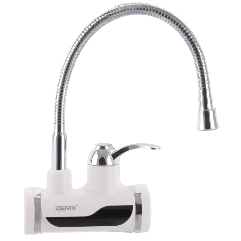 Проточний водонагрівач Zerix ELW02-EFW ZX2774 з індикатором температури 