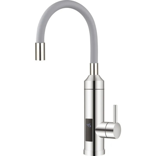 Проточный водонагреватель Zerix ELW35-EF-G 3,3 кВт с индикатором температуры и силиконовым изливом 