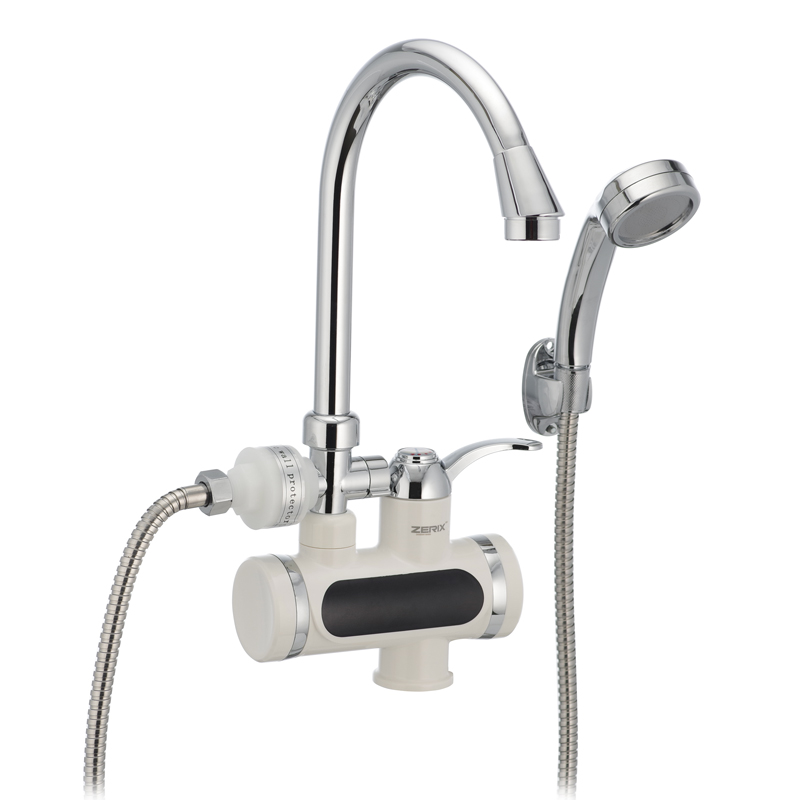 Проточный водонагреватель Zerix ELW11-E ZX2983 с индикатором температуры 