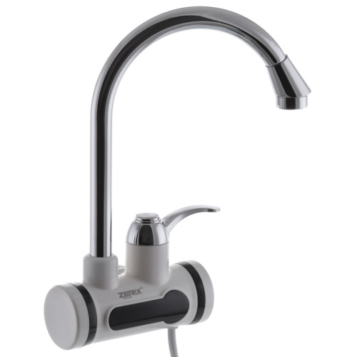 Проточний водонагрівач Zerix ELW12-EW ZX2780 з індикатором температури 