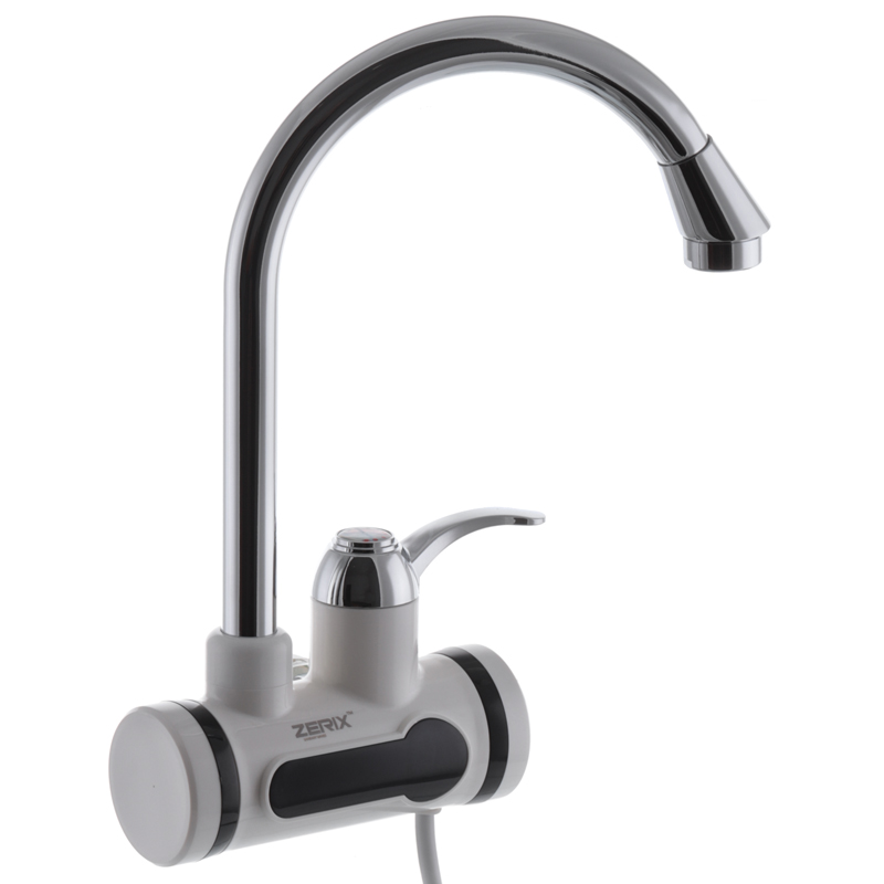 Проточний водонагрівач Zerix ELW12-EW ZX2780 з індикатором температури 