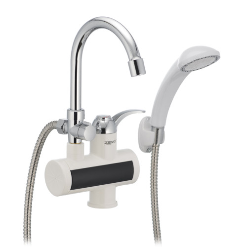 Проточний водонагрівач Zerix ELW22-E ZX3079 з індикатором температури 