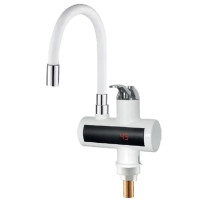 Проточний водонагрівач Zerix ELW21-EF-WHITE 3,3 kW з індикатором температури  