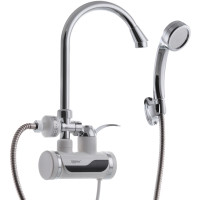 Проточний водонагрівач Zerix ELW08-EPW ZX2751 з індикатором температури та ПЗВ 