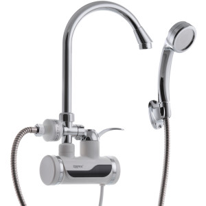 Проточный водонагреватель Zerix ELW08-EPW ZX2751 с индикатором температуры и УЗО 