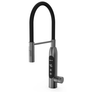 Проточный водонагреватель Mixxus Electra 570-EF GRAPHITE 3,4 кВт с индикатором температуры. 