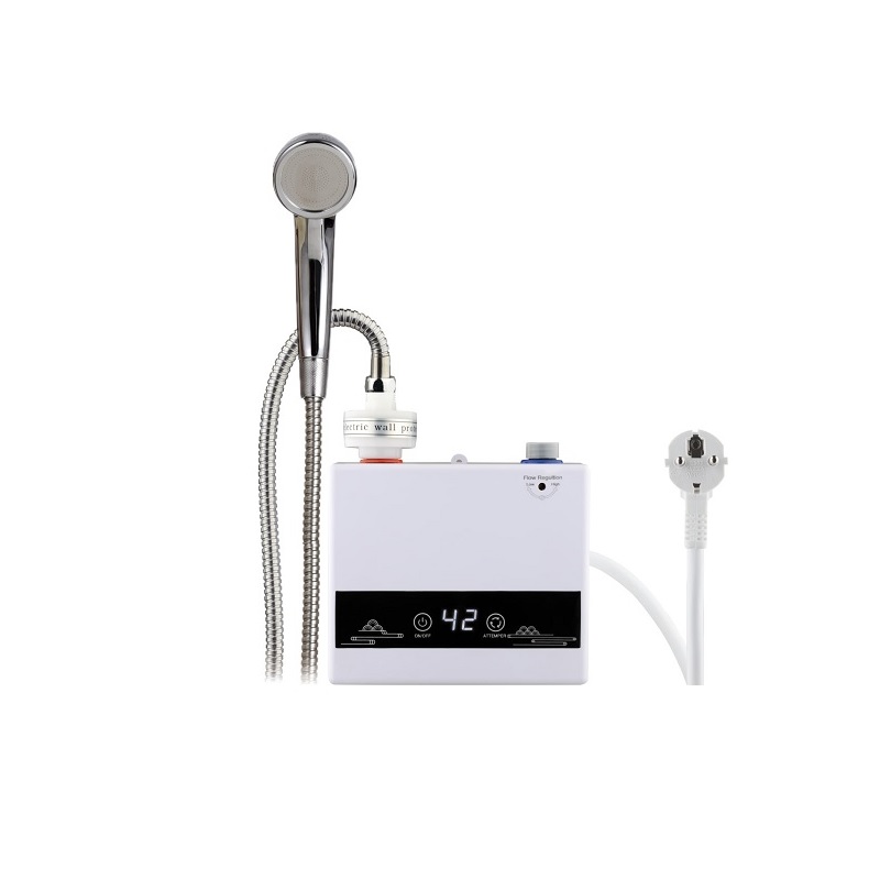 Проточний водонагрівач Zerix BWH-01-ES ZX5013 (настінний) з індикатором температури 