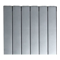 Біметалевий радіатор ASG 500х100 SILVER (6 секцій)