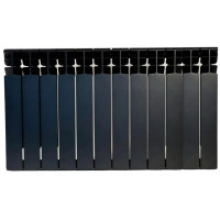 Біметалевий радіатор Mirado 300х100 GRAPHITE (12 секцій)