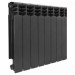Биметаллический радиатор Mirado 300х100 GRAPHITE (8 секций)