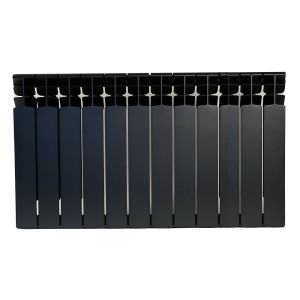 Биметаллический радиатор Mirado 500х96 GRAPHITE (12 секций)