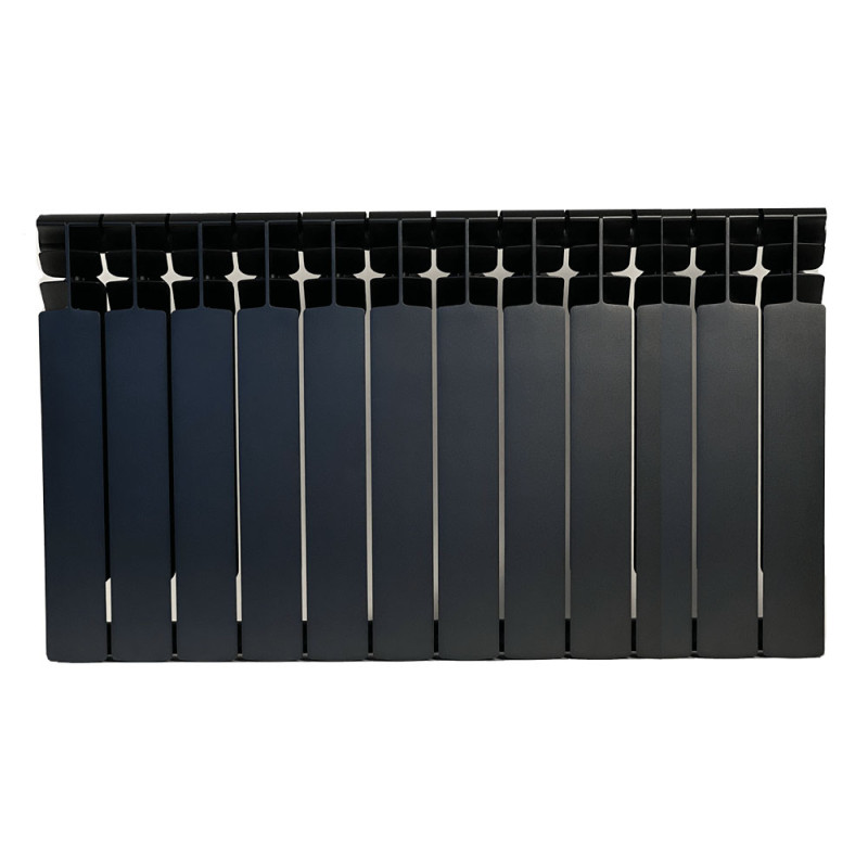 Біметалевий радіатор Mirado 500х96 GRAPHITE 12 (секцій)