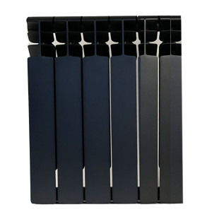 Биметаллический радиатор Mirado 500х96 GRAPHITE (6 секций)