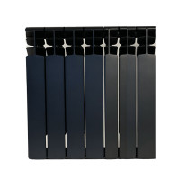 Біметалевий радіатор Mirado 500х96 GRAPHITE (7 секцій)