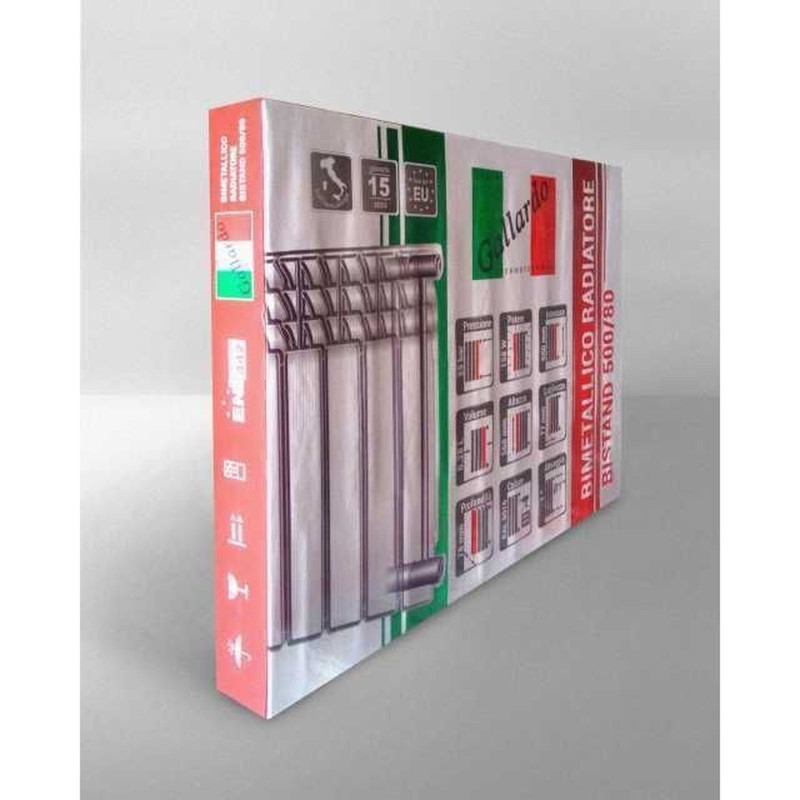 Радіатор біметалевий GALLARDO BISTAND 500/80 (10 секцій)