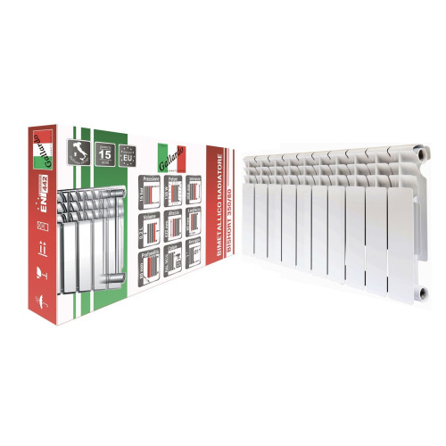 Радіатор біметалевий секційний GALLARDO BISHORT 350/80 (10 секцій)