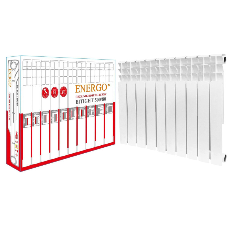 Радіатор біметалевий ENERGO BITIGHT 500/80