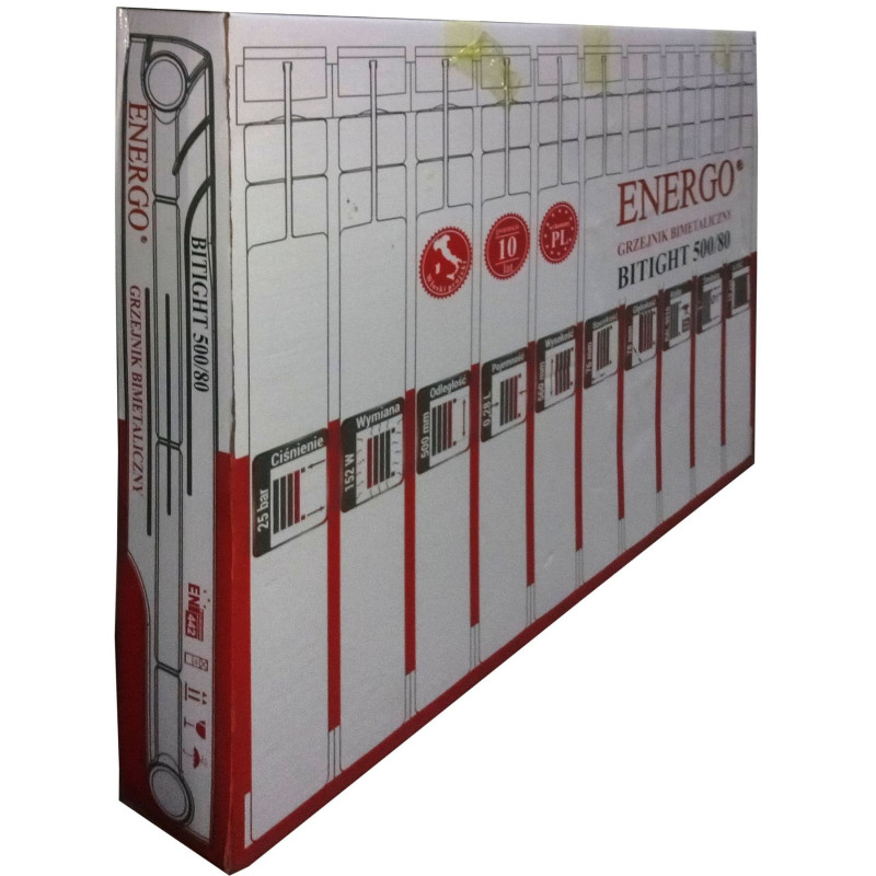 Радіатор біметалевий ENERGO BITIGHT 500/80