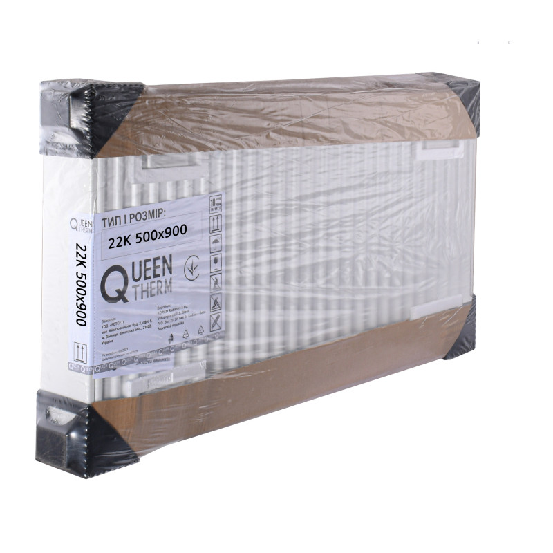 Радиатор стальной панельный QUEEN THERM 22 сторона 500x900