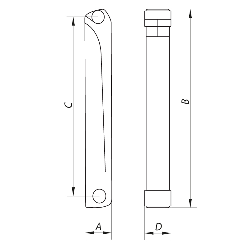 Радіатор біметалевий KOER EXTREME 100 Bimetal-200 (KR2872) KR.100BI-200 (10 секцій)