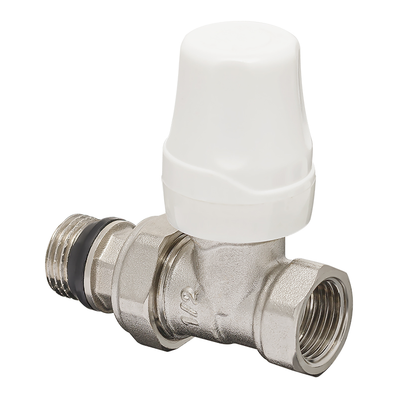 Набір радіаторних кранів Koer SET-12 - 1/2"x1/2" ВЗ (KR3177) (прямий, з термоголовкою) 