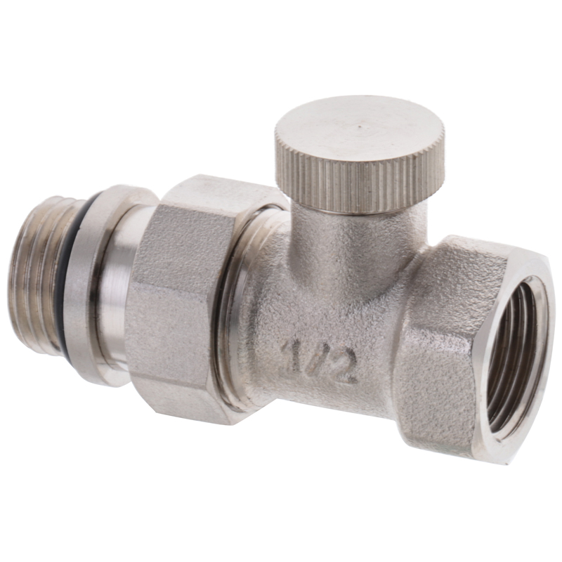 Кран радіаторний Europroduct EP.0401 - 1/2x1/2 (EP6015) прямий, балансувальний 