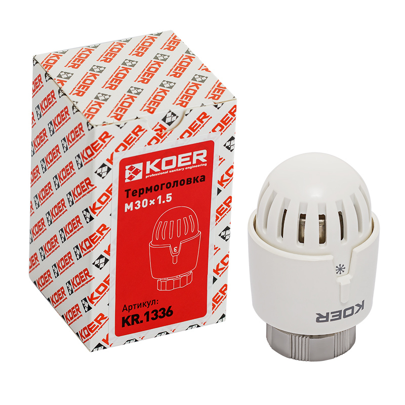 Термоголовка Koer KR.1336 M30x1.5 (KR3061)